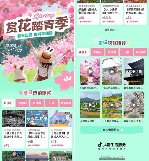 赏花经济升温激活家禽销售，抖音生活服务数据显示无锡鼋头渚等景区引领消费新潮